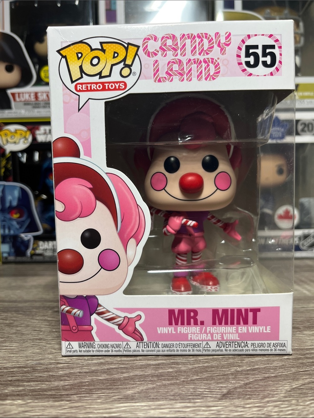 Funko Pop! Retro Toys Candy Land Mr. Mint - Pink, Red, White Vinyl Figure